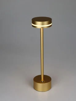 AM Design Lichterketten & Deko-Leuchten<LED-Tischleuchte in Gold - (H)32 x Ø 8 cm