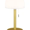 Globo lighting Tischleuchten<LED-Tischleuchte in Gold/ Weiß - (H)28 x Ø 11 cm