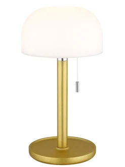 Globo lighting Tischleuchten<LED-Tischleuchte in Gold/ Weiß - (H)28 x Ø 11 cm