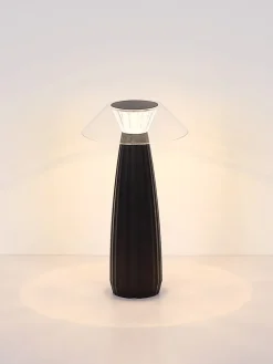 Globo lighting Tischleuchten<LED-Tischleuchte in Schwarz - (H)28 x Ø 15,4 cm