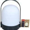 GRUNDIG Lichterketten & Deko-Leuchten<LED-Tischleuchte in Weiß - (H)21 x Ø 14 cm