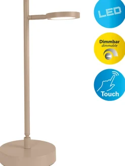 näve Tischleuchten<LED-Tischleuchte "Lupa" in Hellbraun - EEK F (A bis G)