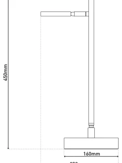 näve Tischleuchten<LED-Tischleuchte "Lupa" in Hellbraun - EEK F (A bis G)