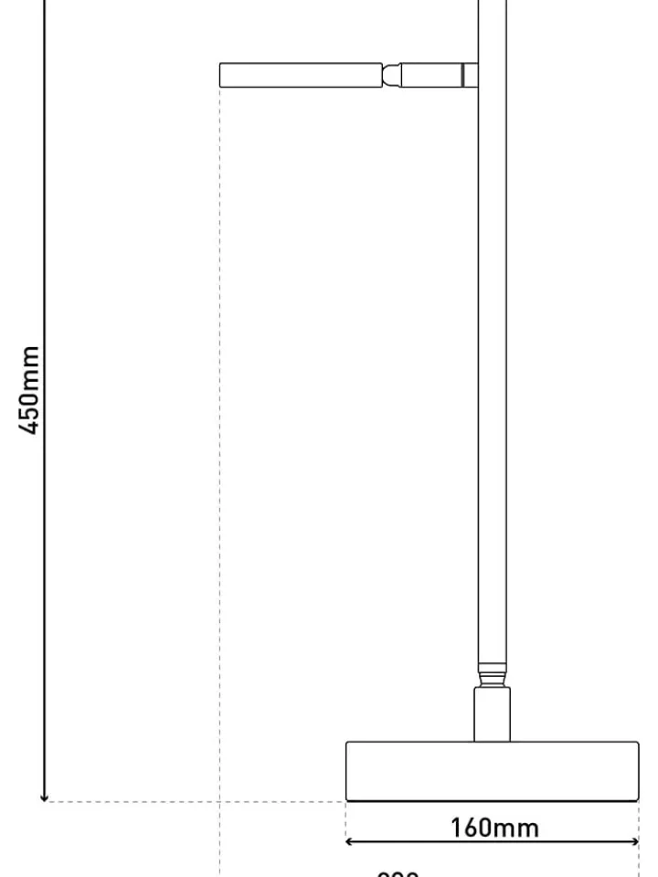 näve Tischleuchten<LED-Tischleuchte "Lupa" in Hellbraun - EEK F (A bis G)