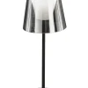 FH Lighting Tischleuchten<LED-Tischleuchte "Marbella" in Schwarz - (H)35 x Ø 14 cm