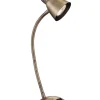 Globo lighting Tischleuchten<LED-Tischleuchte "Nuova" in Hellbraun/ Gold - (H)44 cm