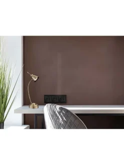 Globo lighting Tischleuchten<LED-Tischleuchte "Nuova" in Hellbraun/ Gold - (H)44 cm