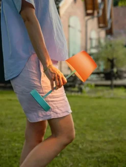 Remember Tischleuchten<LED-Tischleuchte "Oscar" in Orange/ Mint - (H)33,5 x Ø 14,5 cm