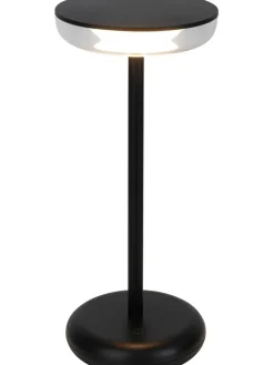 näve Dekofiguren & -Objekte<LED-Tischleuchte "Pasi" in Schwarz - (H)26 x Ø 11 cm