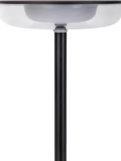 näve Dekofiguren & -Objekte<LED-Tischleuchte "Pasi" in Schwarz - (H)26 x Ø 11 cm
