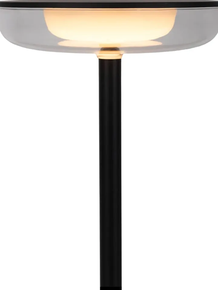 näve Dekofiguren & -Objekte<LED-Tischleuchte "Pasi" in Schwarz - (H)26 x Ø 11 cm