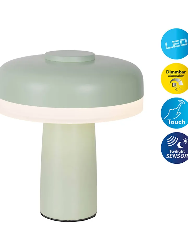 näve Tischleuchten<LED-Tischleuchte "Pilu" in Mint - EEK F (A bis G)