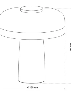 näve Tischleuchten<LED-Tischleuchte "Pilu" in Mint - EEK F (A bis G)