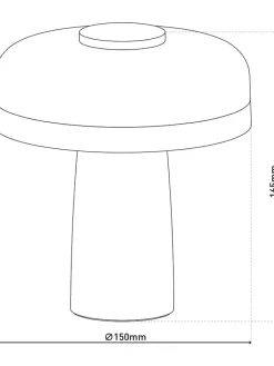 näve Tischleuchten<LED-Tischleuchte "Pilu" in Weiß - EEK F (A bis G)