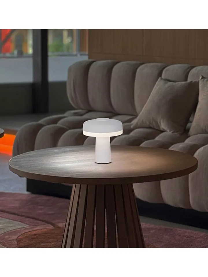näve Tischleuchten<LED-Tischleuchte "Pilu" in Weiß - EEK F (A bis G)