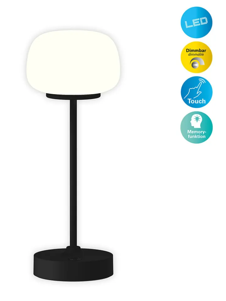 näve Tischleuchten<LED-Tischleuchte "Pina" in Schwarz - EEK G (A bis G)
