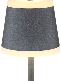 Globo lighting Tischleuchten<LED-Tischleuchte "Ridley" in Anthrazit - (H)38,5 x Ø 11 cm