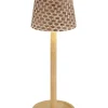 Globo lighting Tischleuchten<LED-Tischleuchte "Rids" in Beige - (H)33 x Ø 11 cm