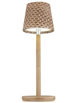 Globo lighting Tischleuchten<LED-Tischleuchte "Rids" in Beige - (H)33 x Ø 11 cm