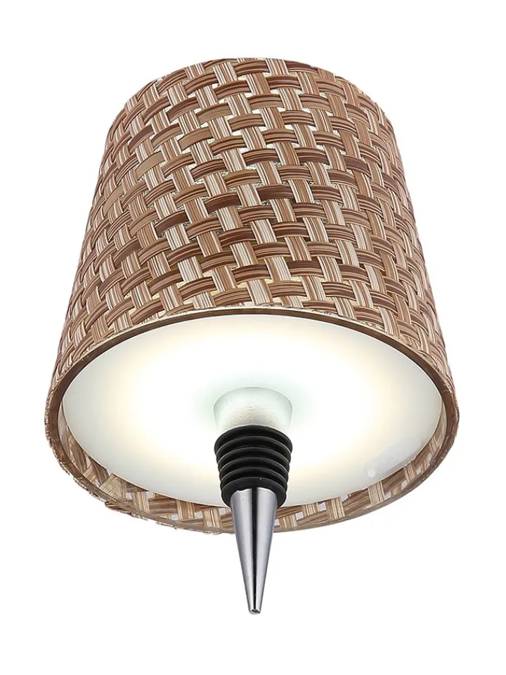 Globo lighting Tischleuchten<LED-Tischleuchte "Rids" in Beige - (H)33 x Ø 11 cm