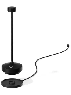 lumisky Tischleuchten<LED-Tischleuchte "Ruby" in Schwarz - (H)22 x Ø 7,5 cm