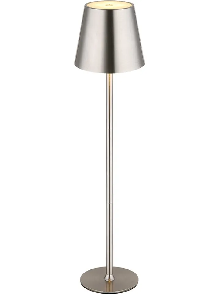 Globo lighting Tischleuchten<LED-Tischleuchte "Vannie" in Silber - (H)47 x Ø 11,2 cm