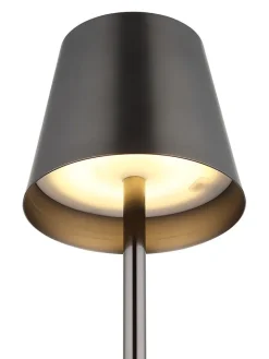 Globo lighting Tischleuchten<LED-Tischleuchte "Vannie" in Schwarz - (H)47 x Ø 11,2 cm