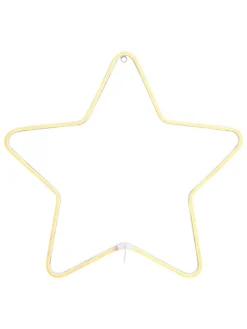 Marksljöd Wohndekoration<LED-Wanddekoration "Montana" in Gelb - (B)50 x (H)48 cm