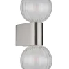 Globo lighting Wandleuchten<LED-Wandleuchte "Ander" in Silber - (B)10 x (H)26 cm