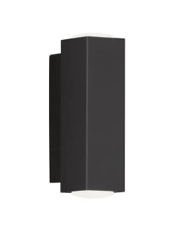 FISCHER & HONSEL Wandleuchten<LED-Wandleuchte "Carlo" in Schwarz - (B)4 x (H)13 x (T)6 cm