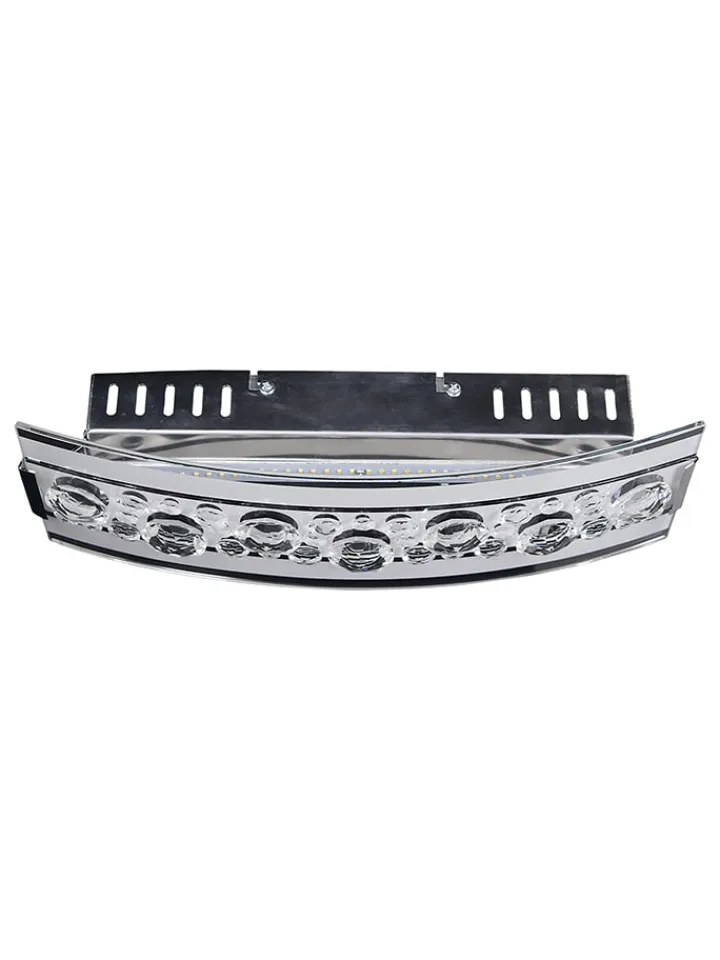 näve Wandleuchten<LED-Wandleuchte in Silber - EEK F (A bis G) - (B)35 x (H)12 cm