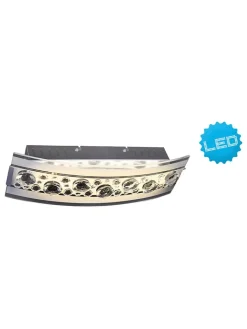 näve Wandleuchten<LED-Wandleuchte in Silber - EEK F (A bis G) - (B)35 x (H)12 cm