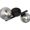 Globo lighting Wandleuchten<LED-Wandleuchte "Riha" in Schwarz - (L)24 x (B)25 x (H)12,5 cm