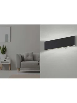 Globo lighting Wandleuchten<LED-Wandleuchte "Siegfried" in Schwarz - (B)29,5 x (H)8 cm