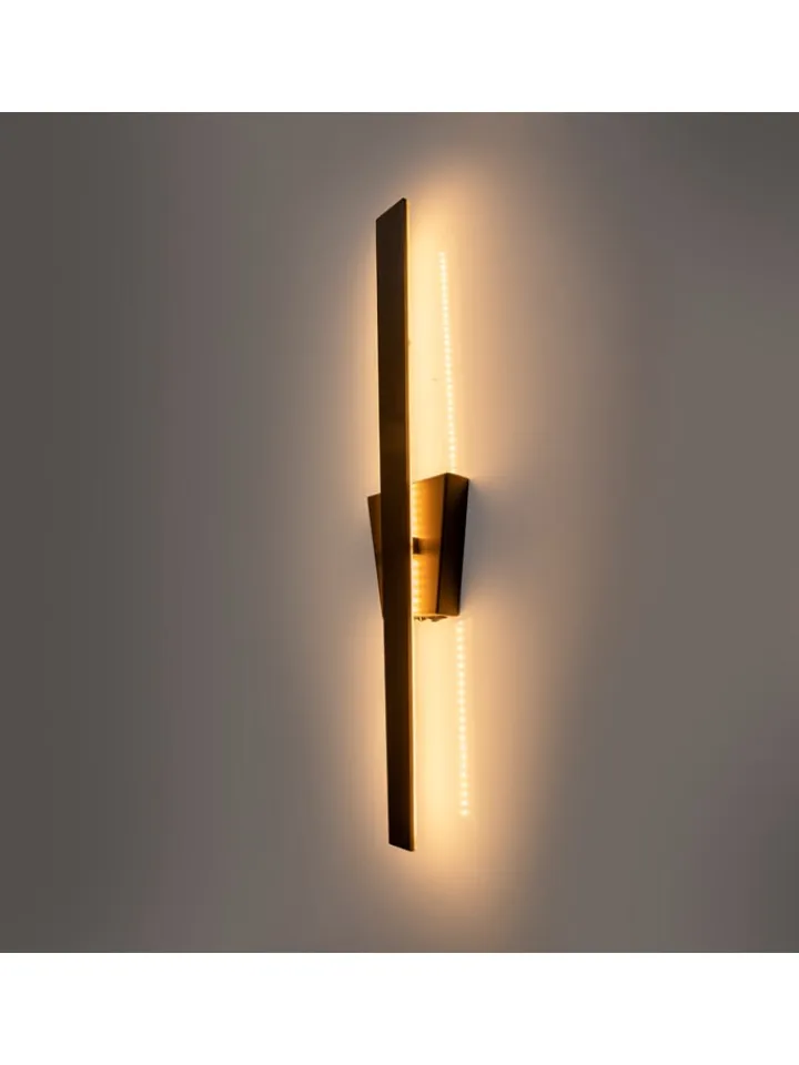 näve Wandleuchten<LED-Wandleuchte "Trevor" in Schwarz - EEK D (A bis G)
