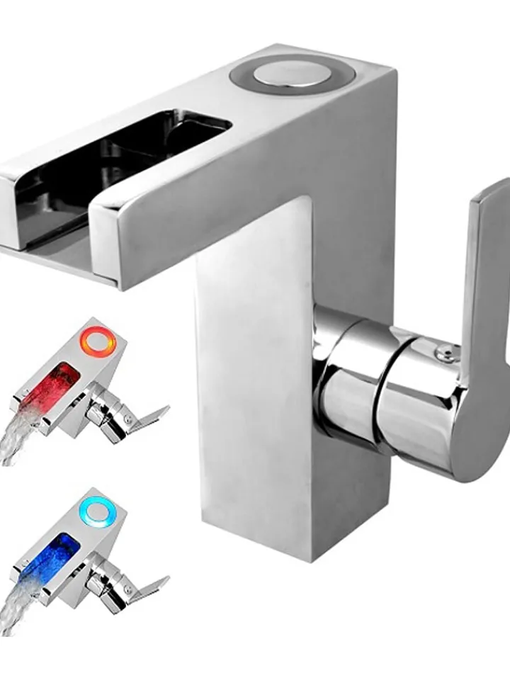 Schütte Badarmaturen<LED-Waschtischarmatur "Orinocco" in Chrom