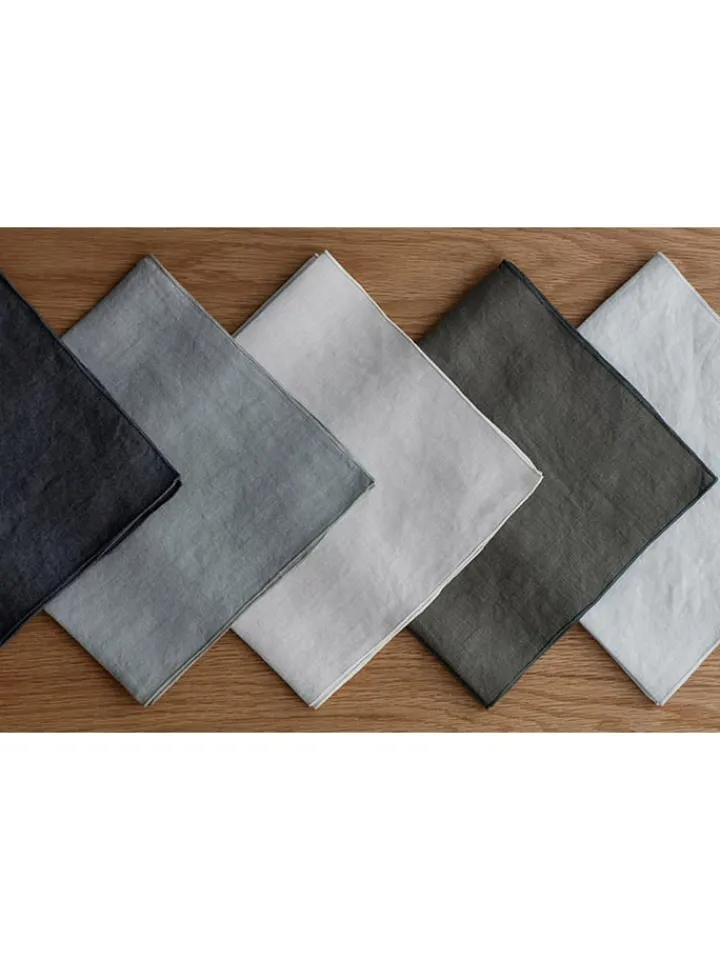 Blomus Tisch- & Küchentextilien<Leinen-Serviette "Lineo" in Grün - (L)42 x (B)42 cm