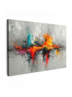 MuchoWow Wanddekoration<Leinwand bilder Abstrakte Kunst Explosion (BxH)