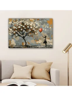 MuchoWow Wanddekoration<Leinwand bilder Blütenkunst (BxH)
