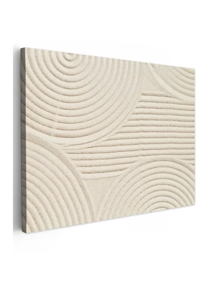 MuchoWow Wanddekoration<Leinwand bilder Sandlinien (BxH)