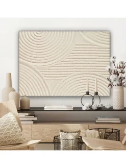 MuchoWow Wanddekoration<Leinwand bilder Sandlinien (BxH)