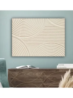 MuchoWow Wanddekoration<Leinwand bilder Sandlinien (BxH)