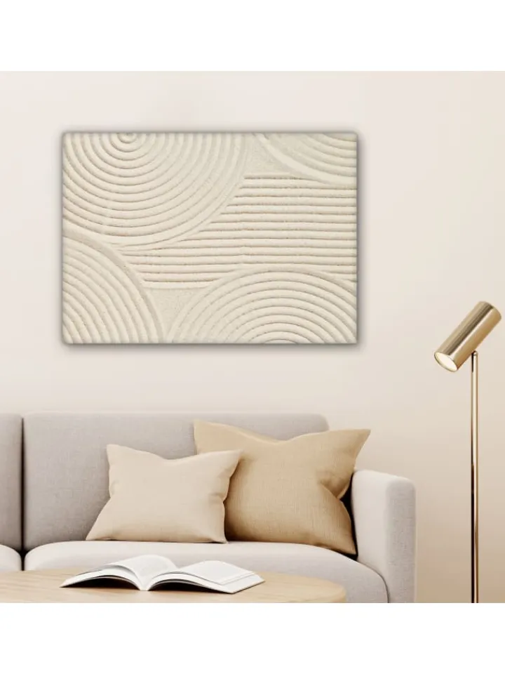 MuchoWow Wanddekoration<Leinwand bilder Sandlinien (BxH)