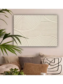 MuchoWow Wanddekoration<Leinwand bilder Sandlinien (BxH)