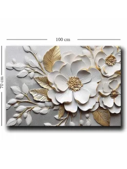 ABERTO DESIGN Wanddekoration<Leinwanddruck - (B)100 x (H)70 cm