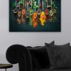 ABERTO DESIGN Wanddekoration<Leinwanddruck - (B)70 x (H)50 x (T)3 cm
