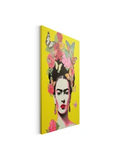Orangewallz Wanddekoration<Leinwanddruck "Frida Pop Art"