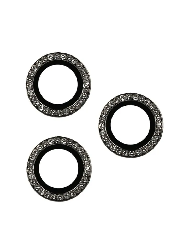 COFI 1453 Smartphones & Zubehör<Lens Shield Glas Kameraglas für iPhone 16 Pro Max Schwarz Diamond in Schwarz