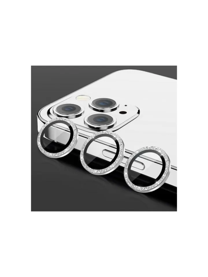 COFI 1453 Smartphones & Zubehör<Lens Shield Glas Kameraglas für iPhone 16 Pro Max Schwarz Diamond in Schwarz