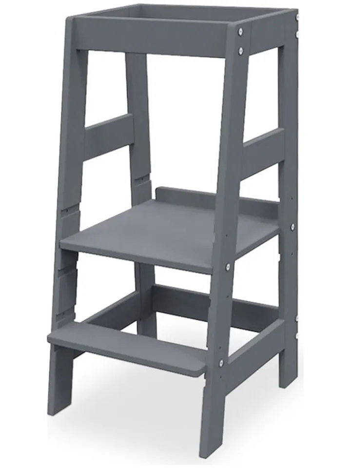 Pinolino Weitere Haushaltshelfer<Lernturm "Fino" in Anthrazit- (B)40 x (H)85 x (T)47 cm